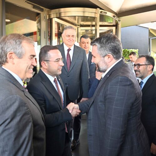BAŞKAN GÜNGÖR, BAKAN YARDIMCISI ORUÇ BABA İNAN İLE BİR ARAYA GELEREK MANAVGAT OSB GELİŞİM VİZYONUNU DEĞERLENDİRDİ.